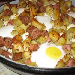 Roasted Potatoes with eggs