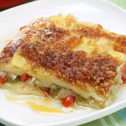 Savory Pie with peppers