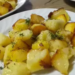 Sautéed Potatoes with garlic