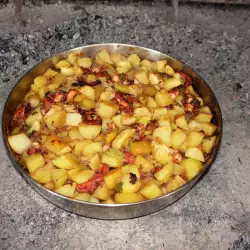 Roasted Potatoes with bacon