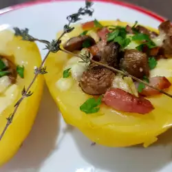 Stuffed Potatoes with thyme