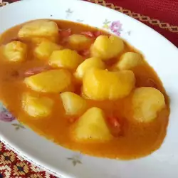 Vegan Potatoes with Tomatoes