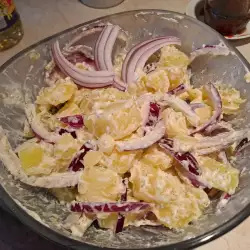 Zucchini Salad with Onions