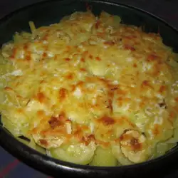 Potatoes with Zucchini in the Oven