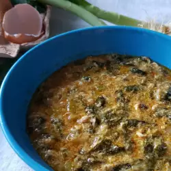 Spring Porridge with Dock, Eggs and Spring Onions