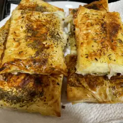Oven-Baked Cheese in Filo Pastry Sheets