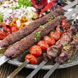 Grilled Skewers with Tomatoes