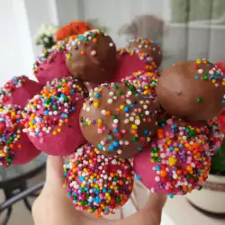 Cake Pops with chocolate