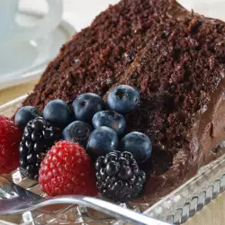 Holiday Chocolate Cake with Liqueur