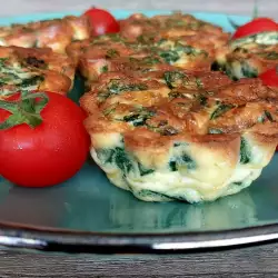 Savory Muffins with spinach