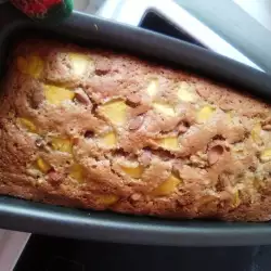 Peach Cake with Almonds