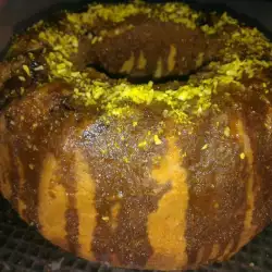 Sponge Cake with chocolate spread