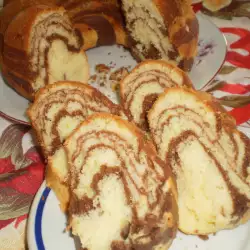 Zebra Cake with Cocoa