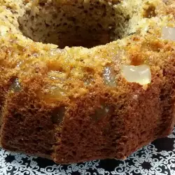 Turkish Delight Sponge Cake with Walnuts