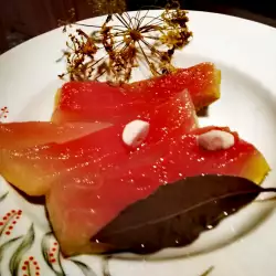 Pickled Watermelon in a Drum