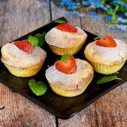 Keto Coconut and Strawberry Cupcakes