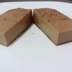 Creme Caramel with cocoa