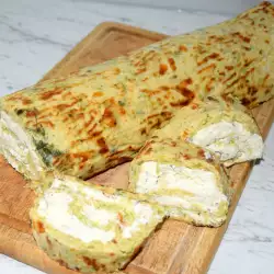 Zucchini Roll with Cheese