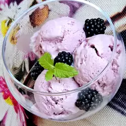 Keto Blackberry Ice Cream