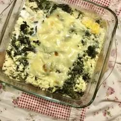 Spinach with Processed Cheese