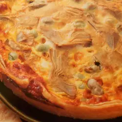 Quiche with Artichoke and Broad Beans