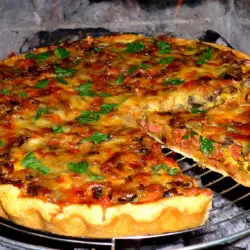Quiche with butter