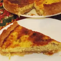 Quiche with cheese