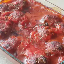 Oven-Baked Meatballs with Tomato Sauce