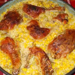 Chicken and Peas with Corn