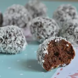 Chocolate Truffles with Coconut Flakes