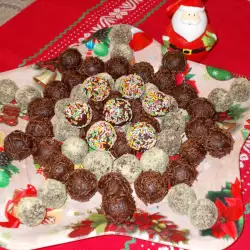 Christmas Sweets with Powdered Sugar