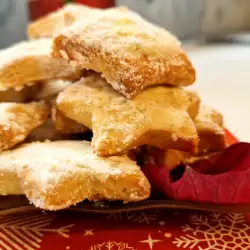 Christmas Butter Cookies with Orange Flavor