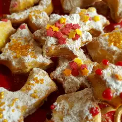 Party Sweets with Powdered Sugar