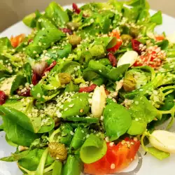 Healthy Salad with Olive Oil
