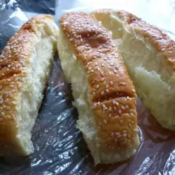 Butter Bread Loaf with Sesame Seeds