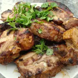 Pork with Sauce and Mustard