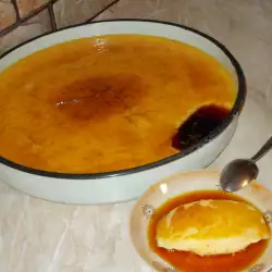 Country-Style Creme Caramel in a Tray