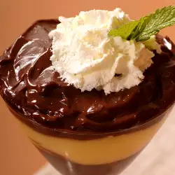 Chocolate Cream with cream
