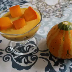 Pumpkin Mousse with Biscuits