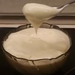 Pudding with vanilla