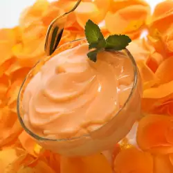 Egg-Free Ice Cream with Peaches