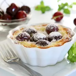 Dessert with Sour Cherries
