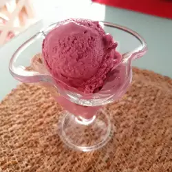 Cherry Dessert and Cream