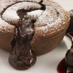 Chocolate Lava Cake with Flour