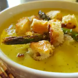 Zucchini and Asparagus Cream Soup