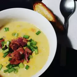 Cream Soup with Bacon
