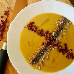 Healthy Soup with Sesame Seeds