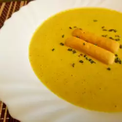 Pumpkin Soup with leeks