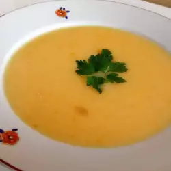 Cream Soup of Potatoes, Carrots and Celery