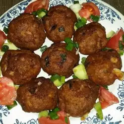 Pan-Fried Meatballs with Eggs